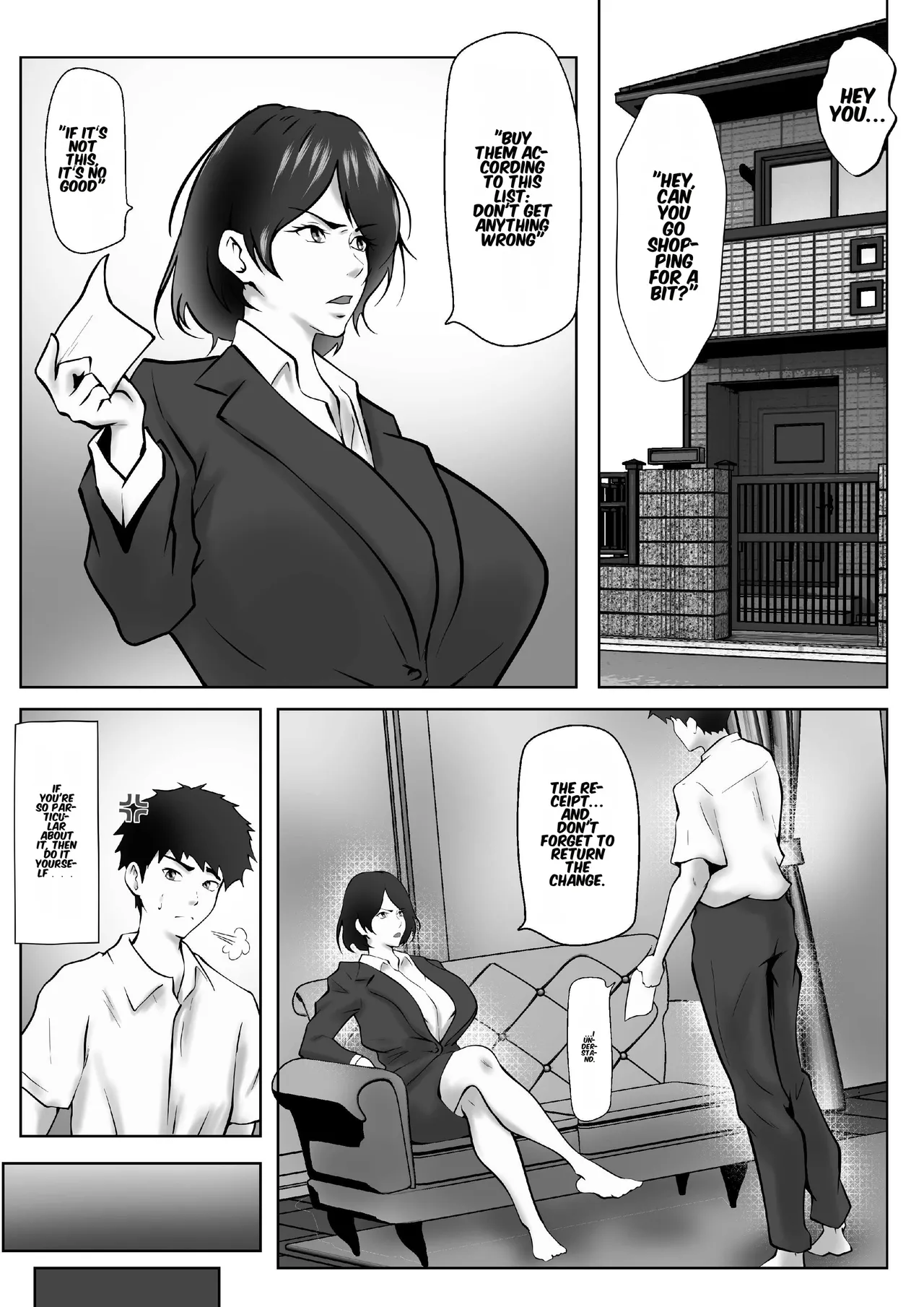 Tachiba Gyakuten ~Pawahara o Suru Gibo no Onanie ga Toreta node Shitagawaseru Koto ni Shita page 8 full