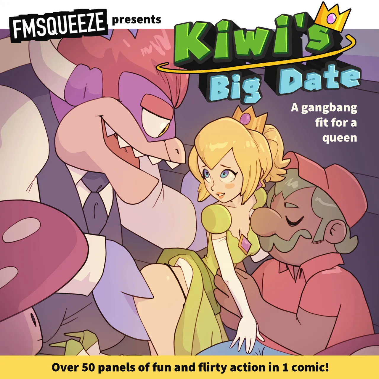 Kiwi's Big Date- A Gangbang Fit for a Queen page 1 full