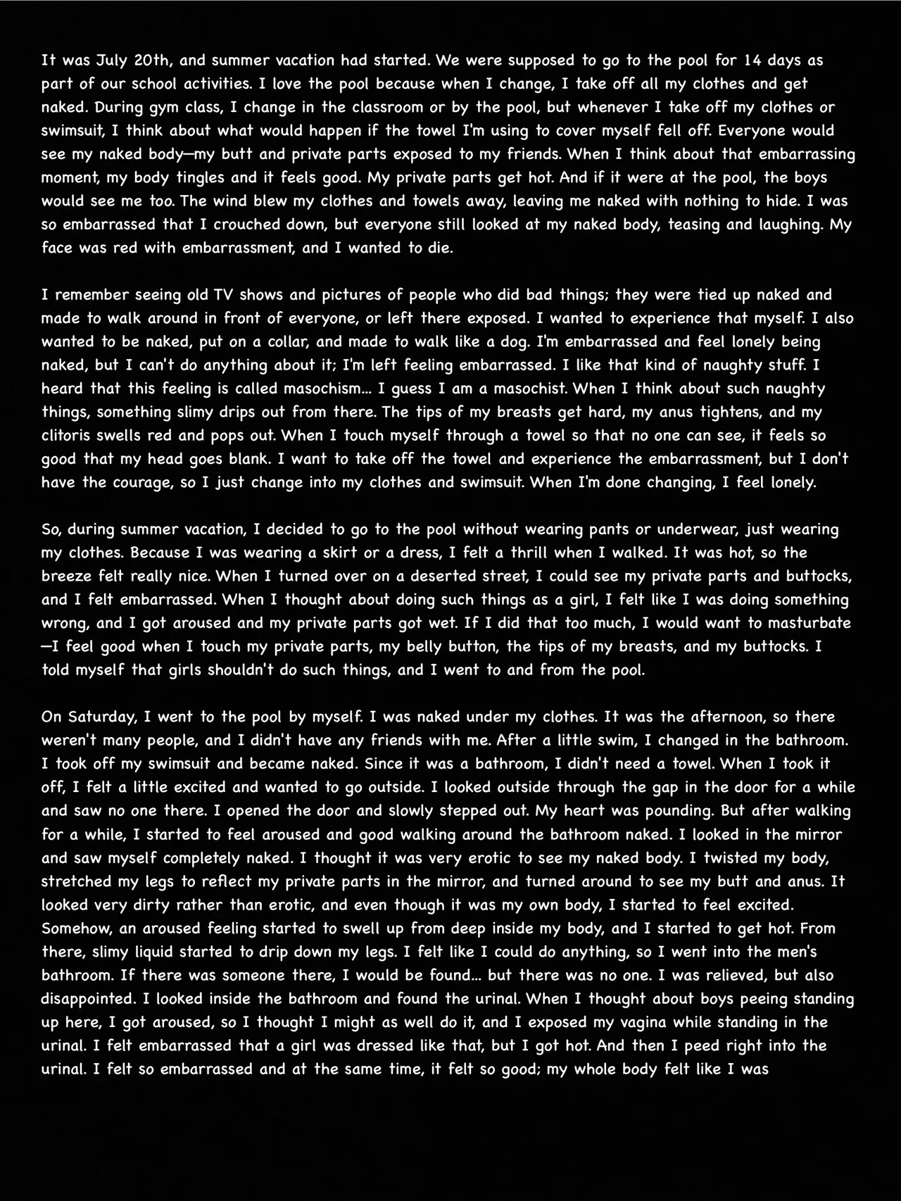 **Mizuki's Exposure Diary** page 2 full