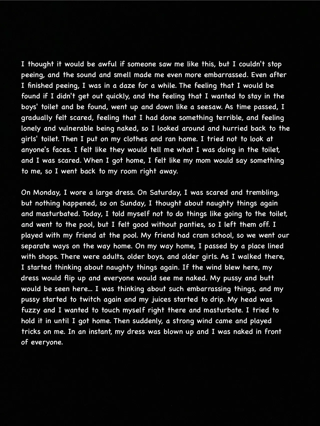 **Mizuki's Exposure Diary** page 3 full