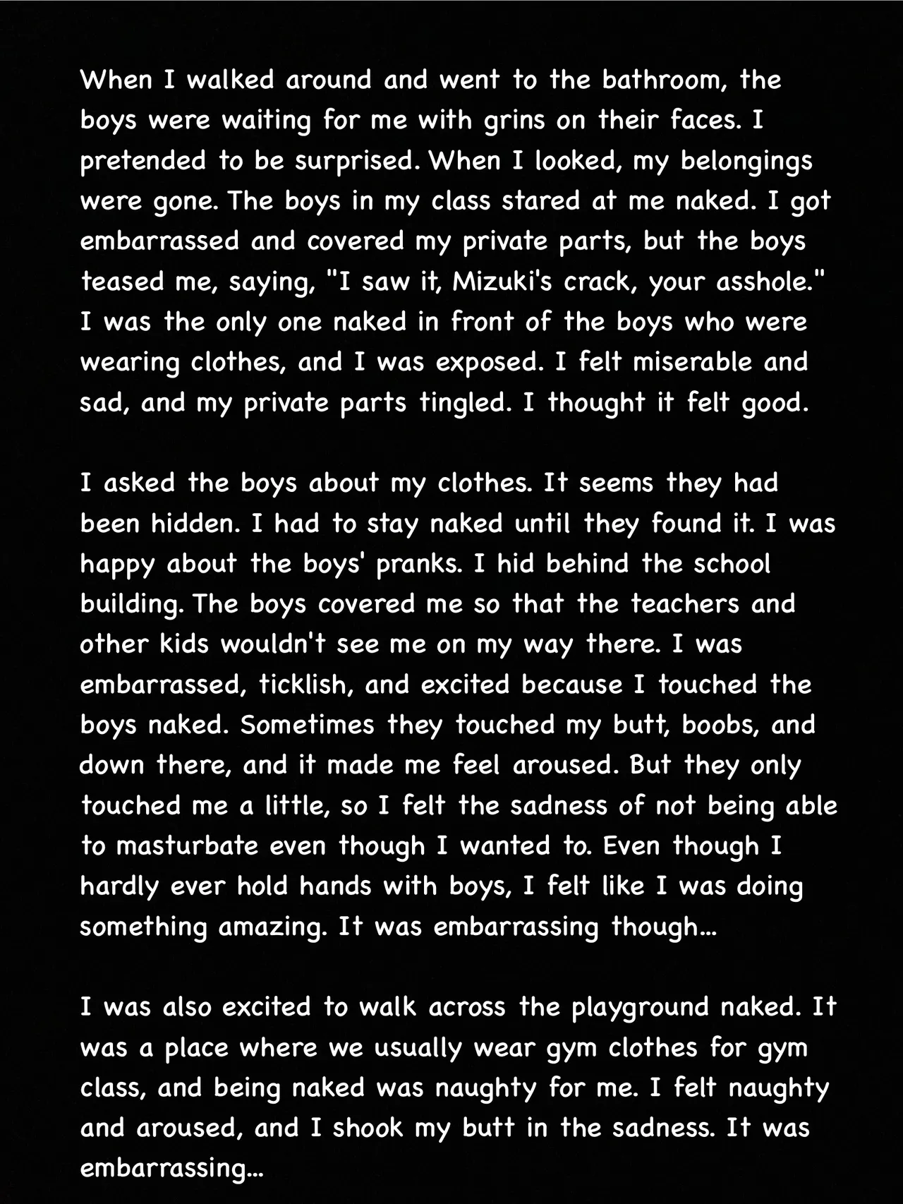 **Mizuki's Exposure Diary** page 8 full