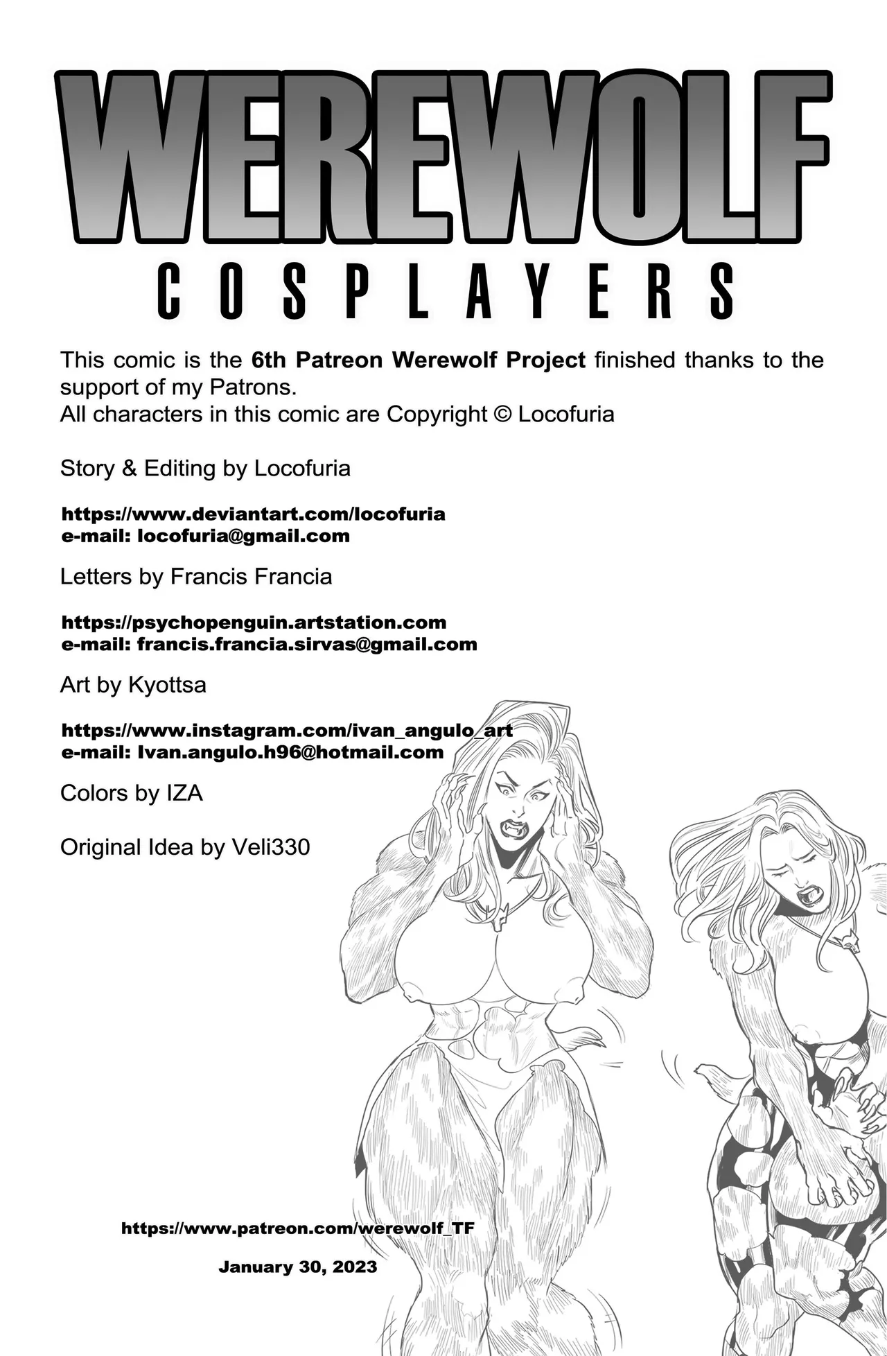 Werewolf Cosplayers 1 page 3 full
