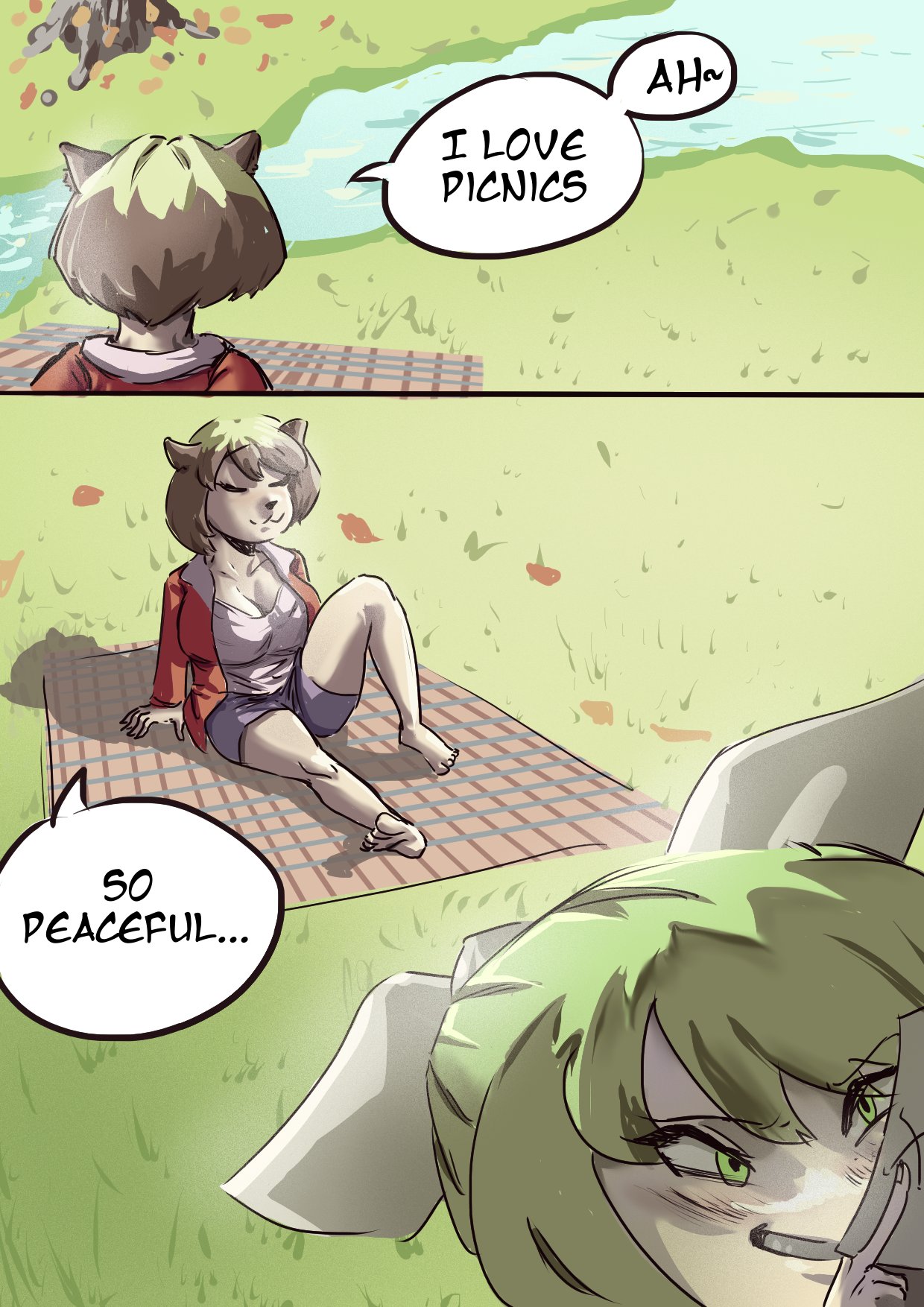 Eva's Macro March growth comic page 1 full