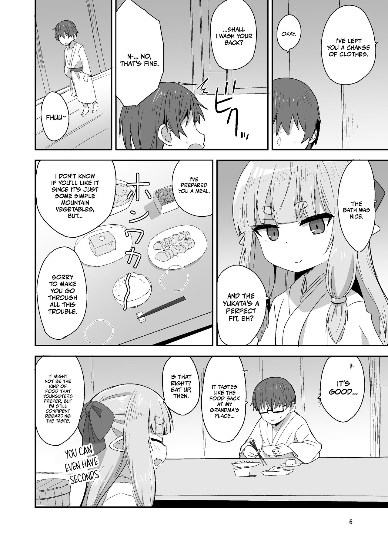Tsurupeta Babaa ni Fudeoroshix Shite Morau Hon | Having a Flat Hag Pop My Cherry page 6 full
