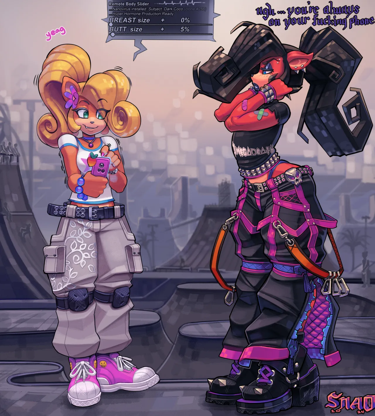 Body Slider Growth Set: Coco Bandicoot X Evil Coco page 1 full