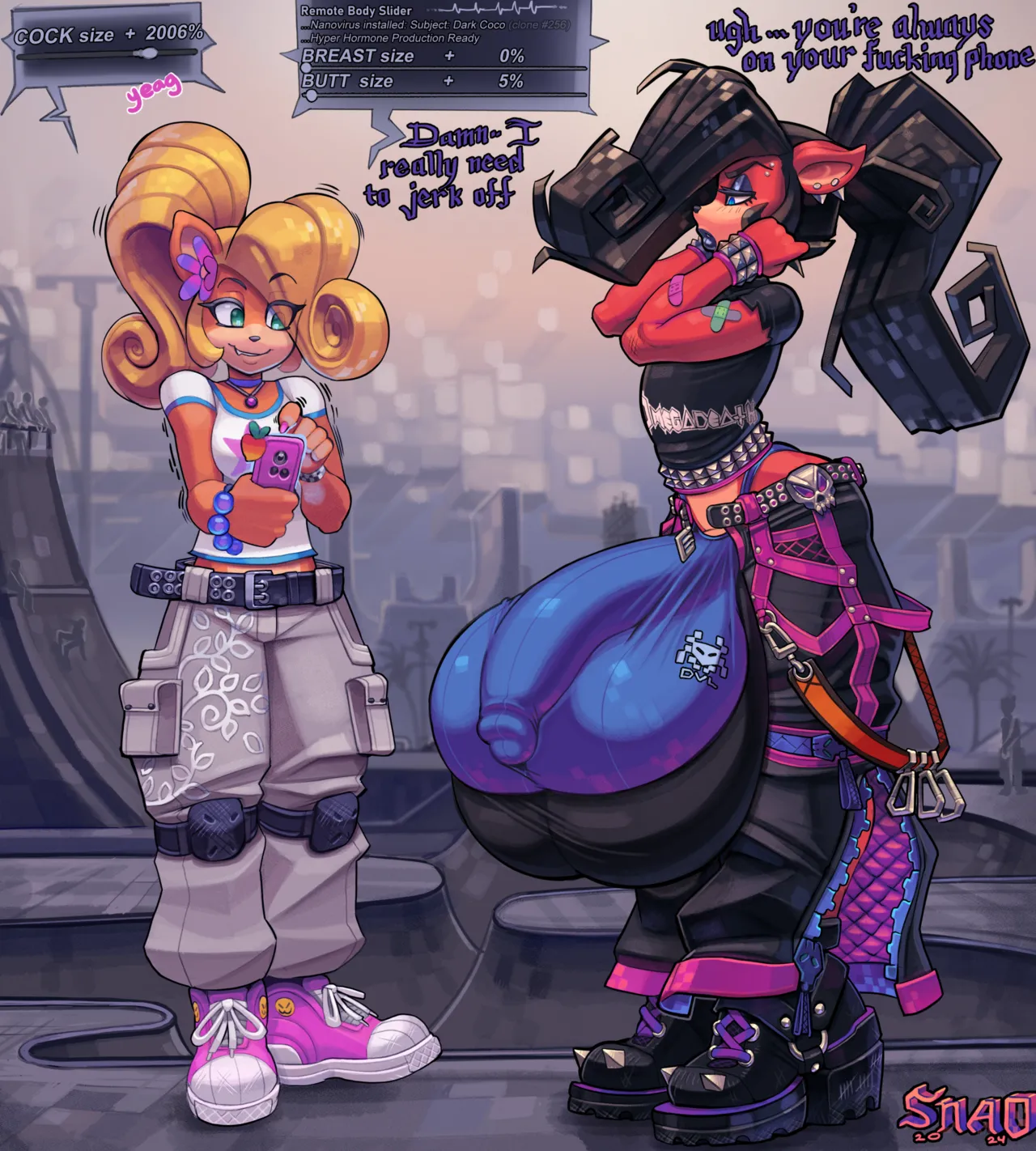Body Slider Growth Set: Coco Bandicoot X Evil Coco page 10 full