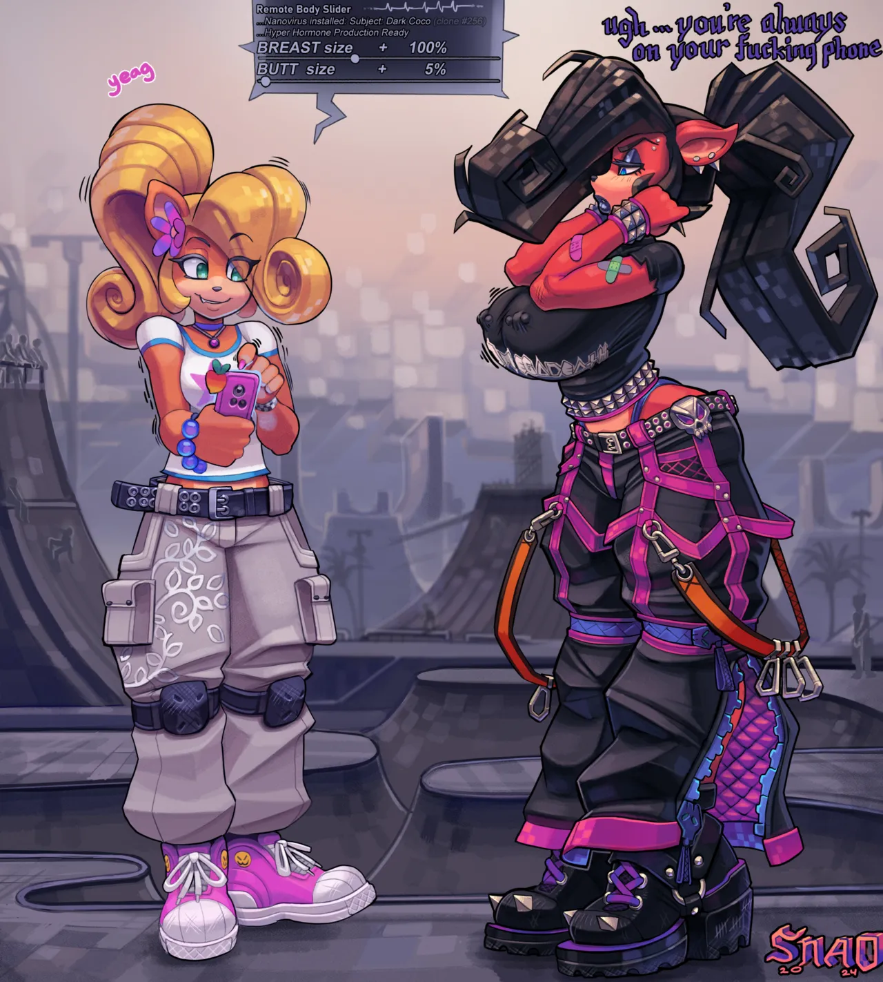 Body Slider Growth Set: Coco Bandicoot X Evil Coco page 2 full