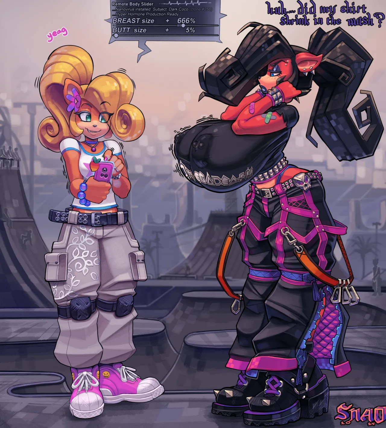 Body Slider Growth Set: Coco Bandicoot X Evil Coco page 3 full