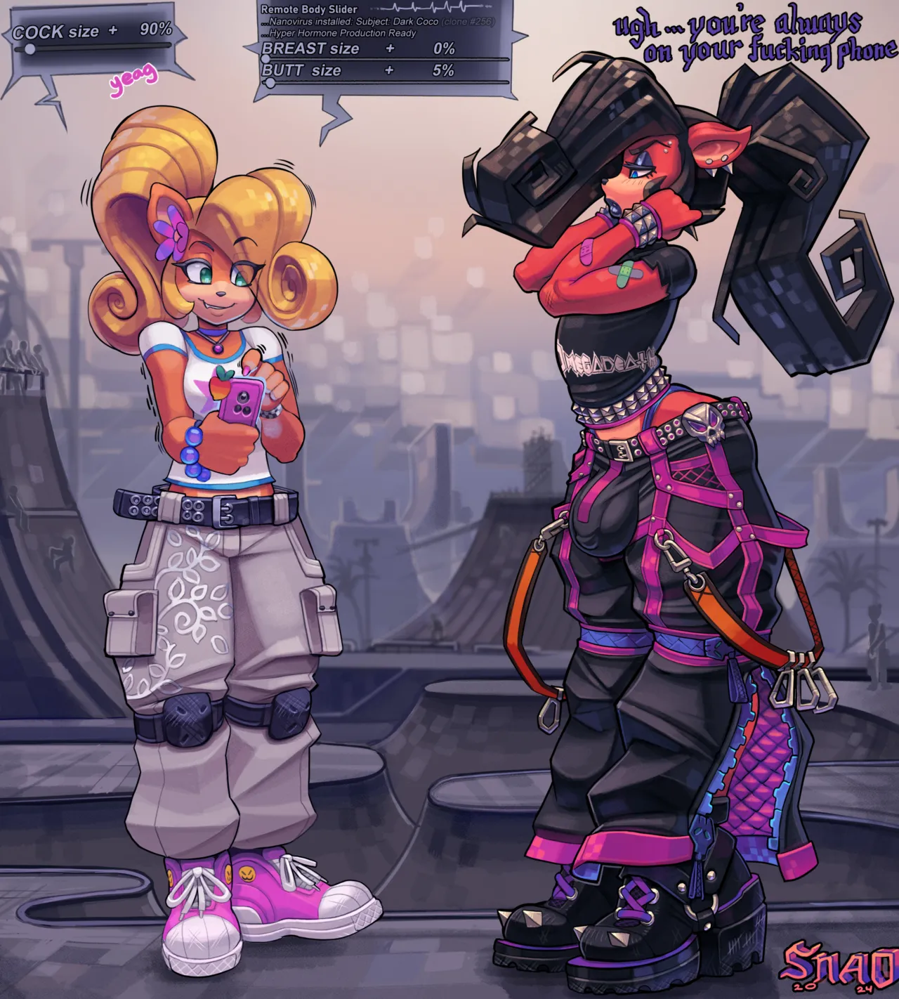 Body Slider Growth Set: Coco Bandicoot X Evil Coco page 8 full