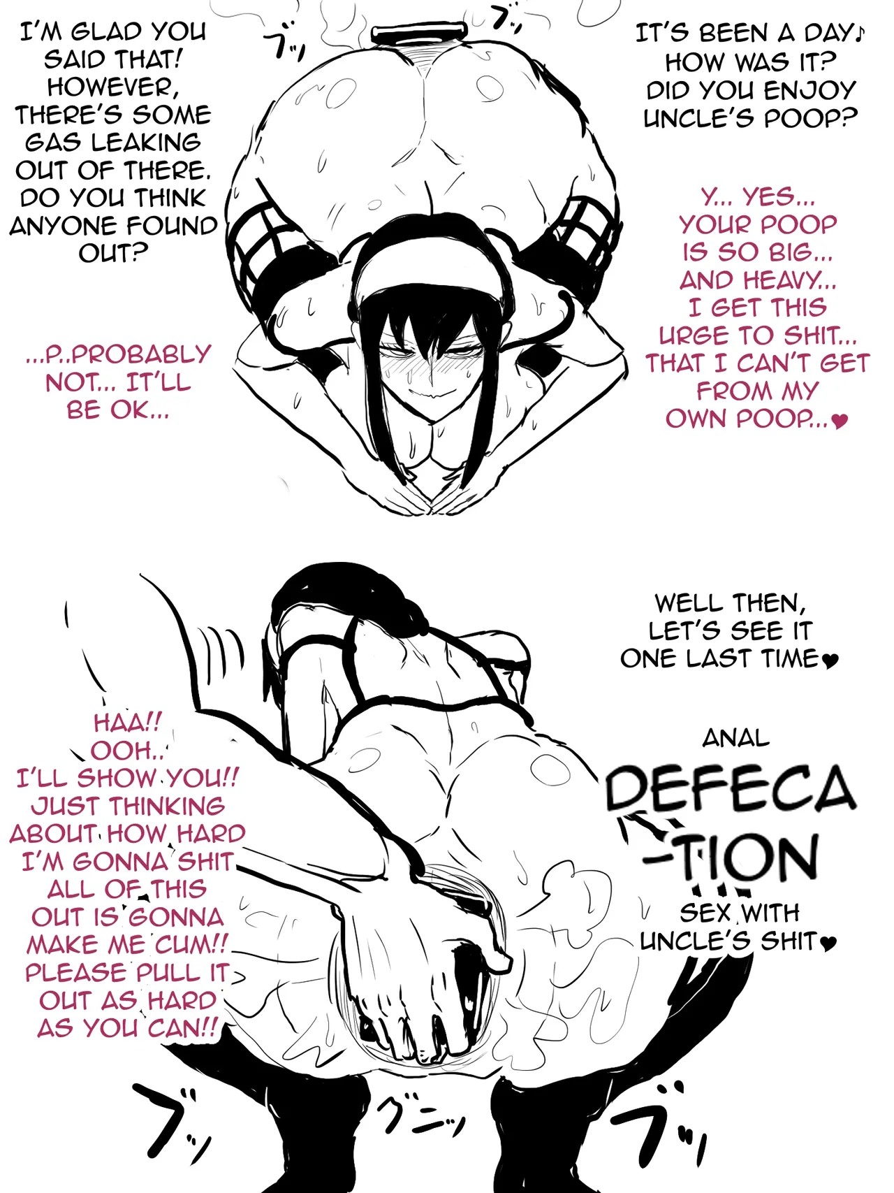 Yoru-san no ben'i haisetsu chōkyō hentai sukatoropurei | Yor's defecation and excretion training: Perverted scat play page 9 full