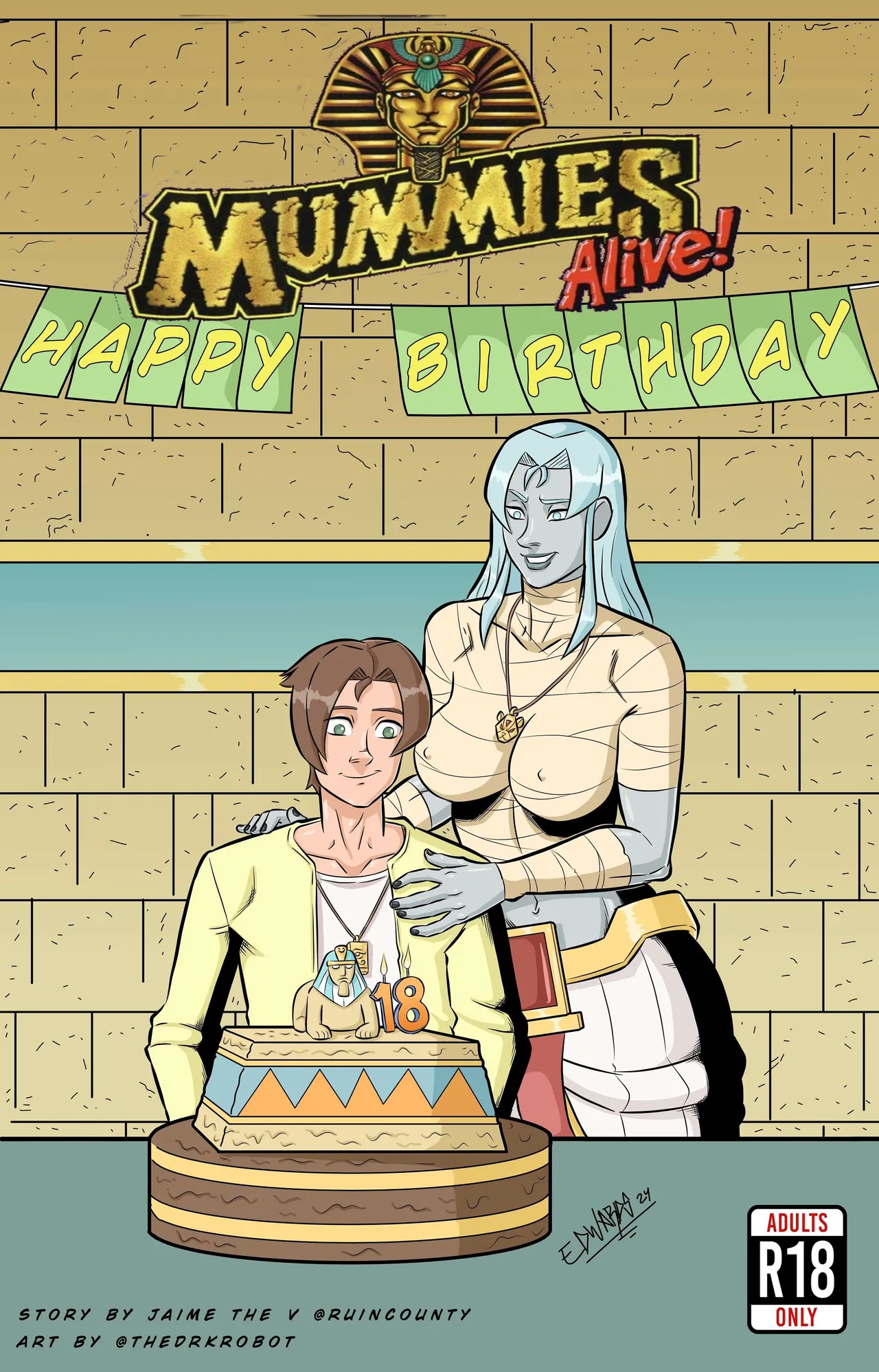 Mummies Alive!: Happy Birthday page 1 full