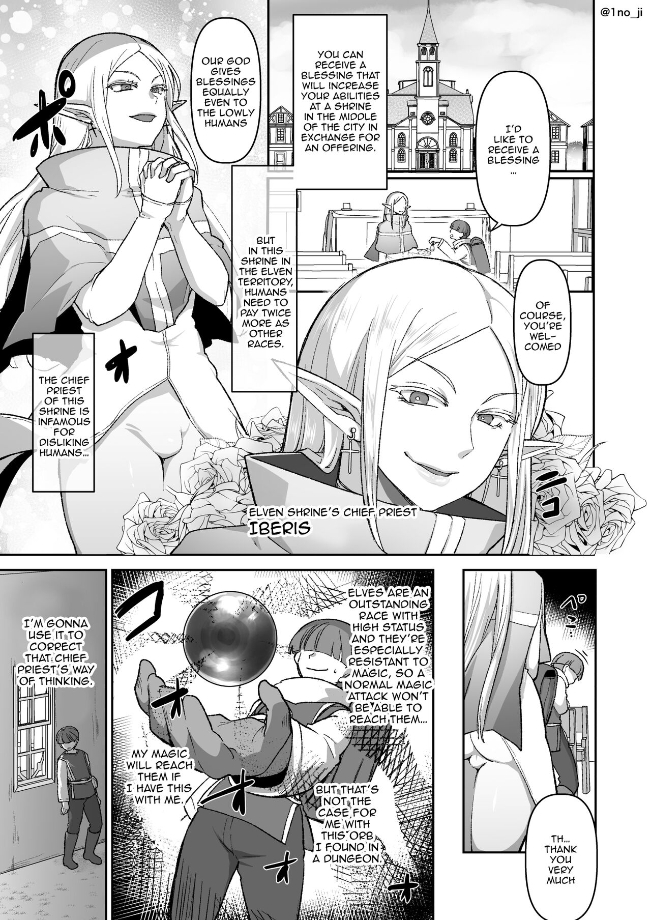 Warui Elf o Shemale ni Shite Kaishin saseru Hanashi | Making An Evil Elf Repent by Turning Her Into a Shemale with Magic page 2 full