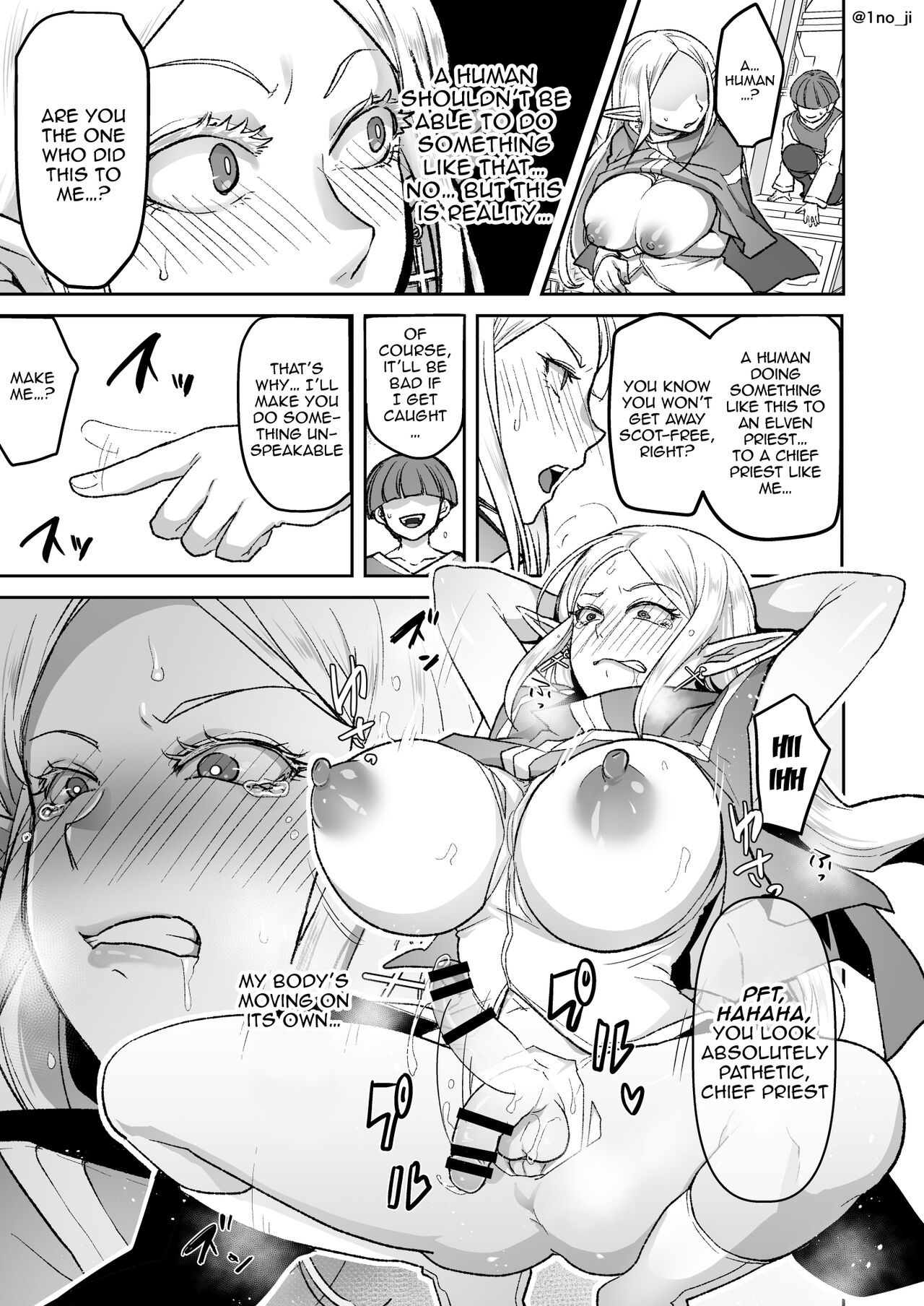 Warui Elf o Shemale ni Shite Kaishin saseru Hanashi | Making An Evil Elf Repent by Turning Her Into a Shemale with Magic page 4 full
