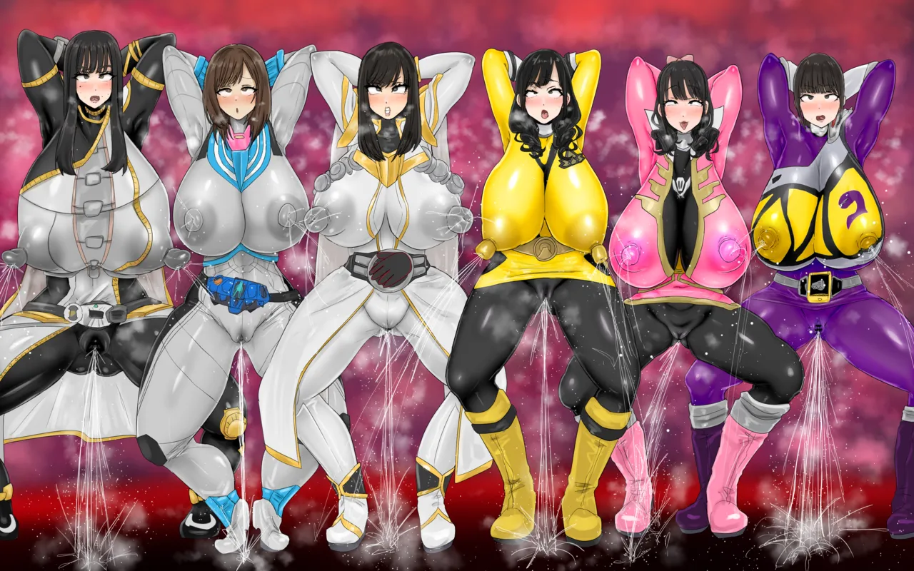 スーパー●隊、仮面ラ●ダー 悪の大首領に完敗 page 10 full