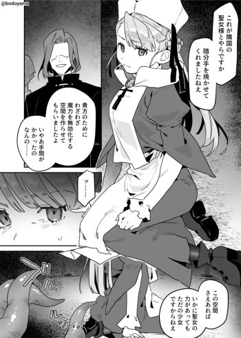 Tekikoku no seijo ga shojo sōshitsu shita dano shōjo ni natte shimau hanashi cover