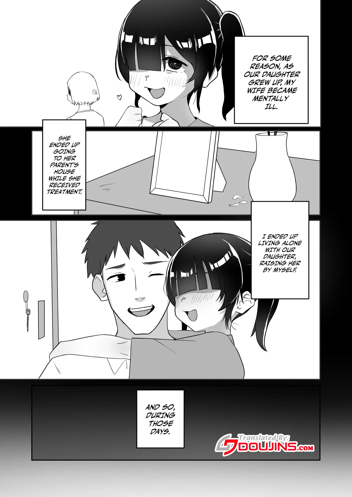 Nekura Musume no Gyaku NTR no Yarikata ~Chi no Tsunagatteinakatta Musume to Asa made Haitoku Uwaki Ec |  A Gloomy Girl's Way To Commit Reverse-NTR ~ Having Immoral Cheating Sex With My Adoptive Daughter ~ page 3 full