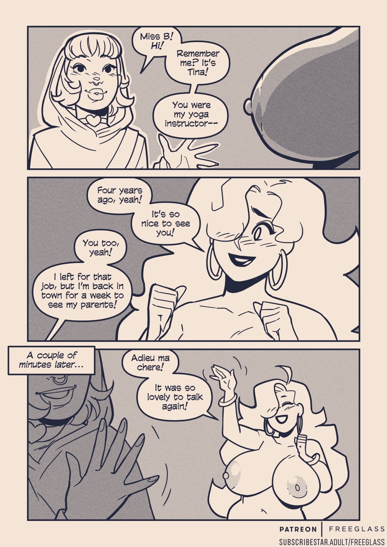 YOGA MOM discovers Nudism! page 8 full