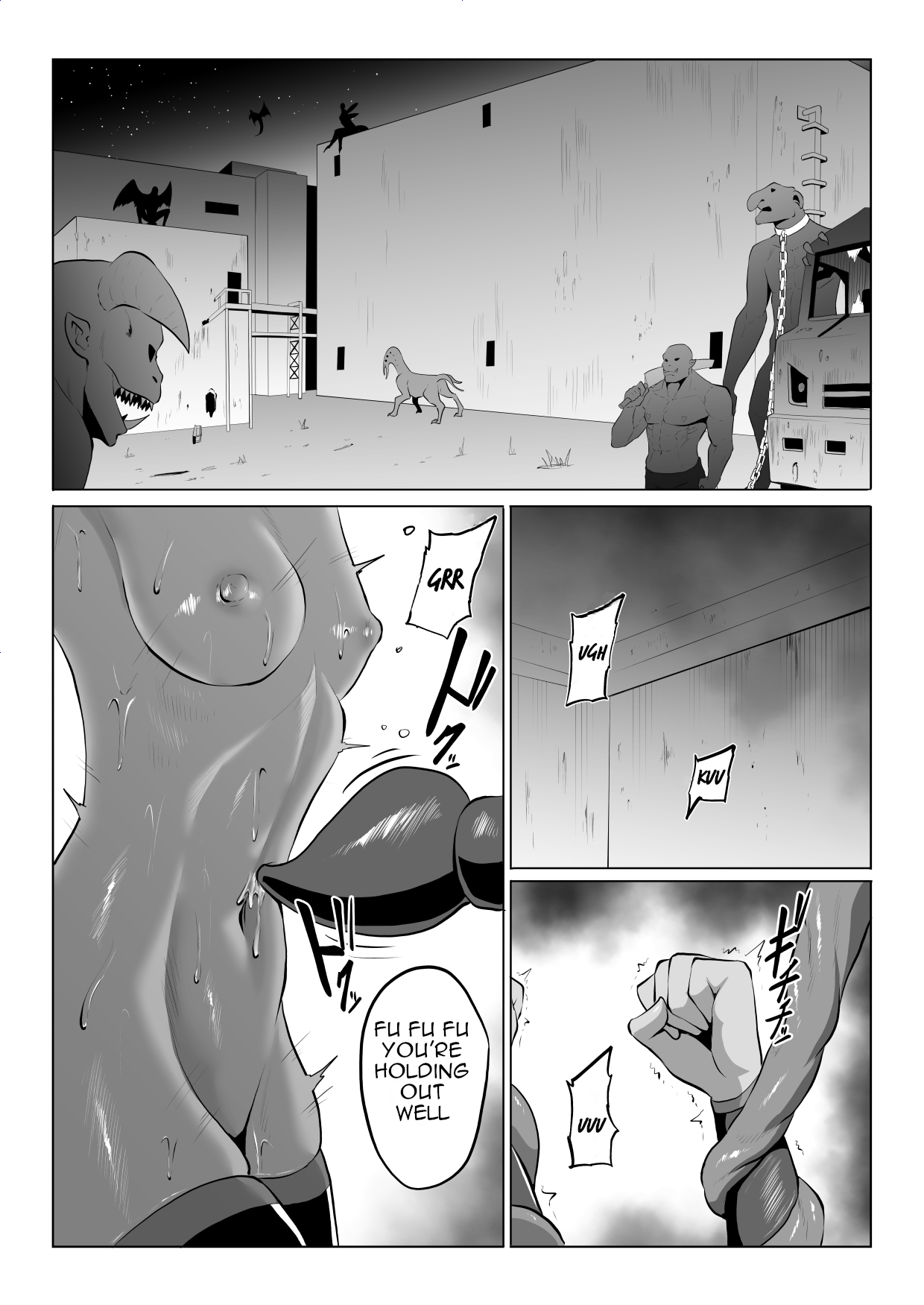 Touma Butai Rokka no Sentou Kiroku Moudoku no Sasori 2 ~Goumon to Futanari Rape~ | Demon Slayer Unit Rokka's Battle Record: Venomous Scorpion 2: Torture and Futanari Rape page 2 full