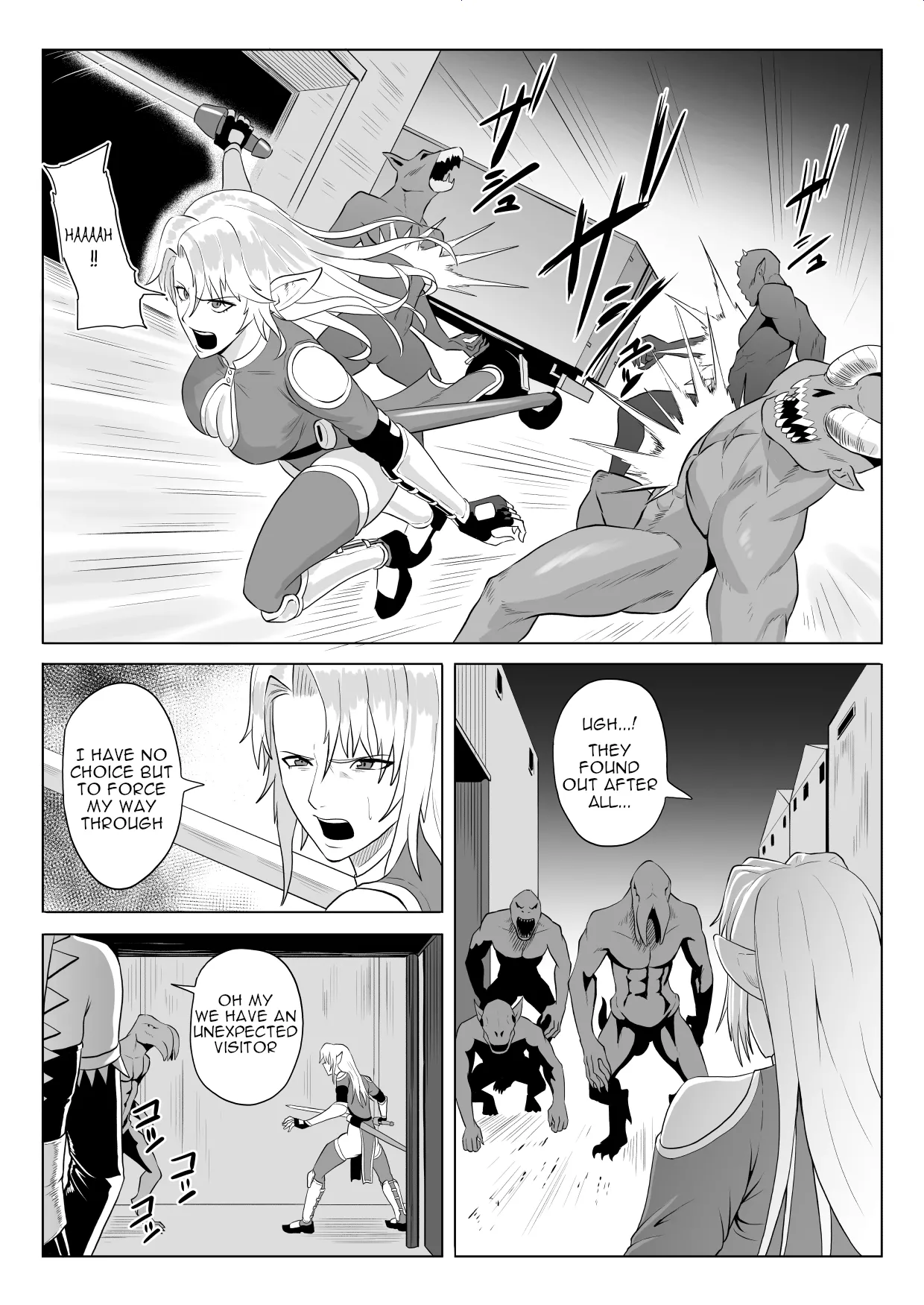 Touma Butai Rokka no Sentou Kiroku Moudoku no Sasori 5 ~Toraware Erufu no futanari Ryōjoku~ | Demon Slayer Unit Rokka's Battle Record Venomous Scorpion 5: Captive Elf Futanari Rape page 8 full