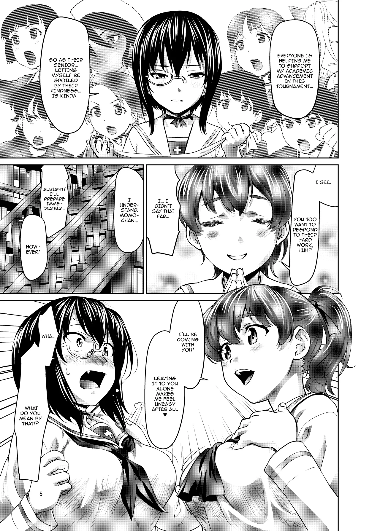 Kawashima Momo to Koyama Yuzu no Sennyuu! Seishidan-kou Daisakusen | Kawashima Momo's and Koyama Yuzu's Great Blue Division High School Infiltration Plan! page 4 full