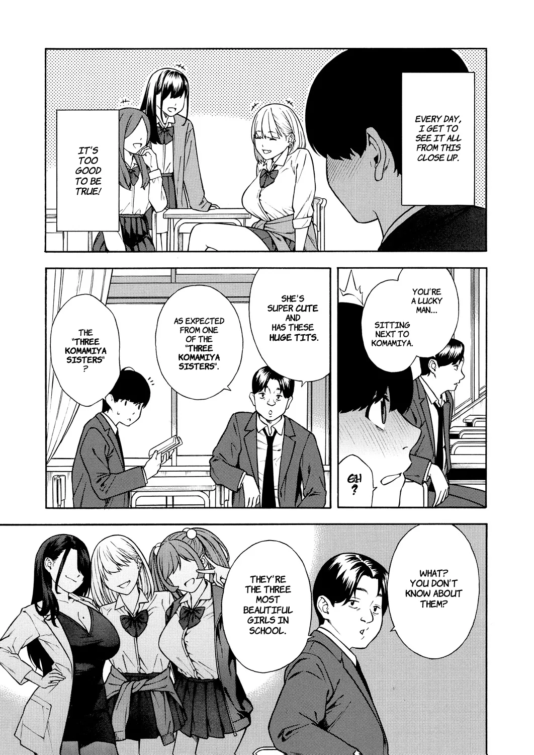Making a Harem of the Three Bitchy Gal Sisters - Part 1-2 page 6 full