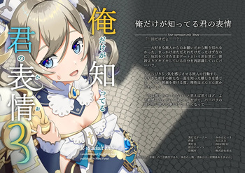 Ore dake ga Shitteru Kimi no Hyoujou 3 cover
