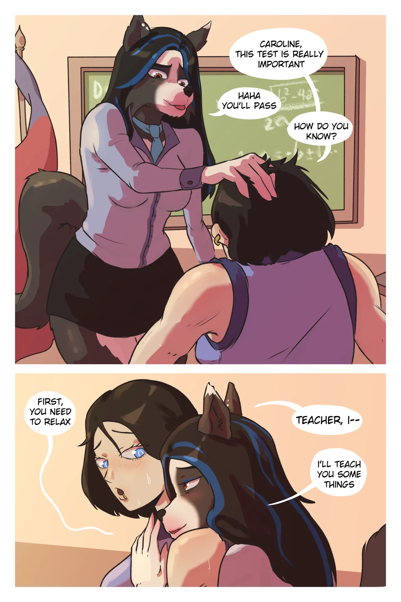 Warm Education! Nadia Please Don't Lose Your Mental! page 3 full