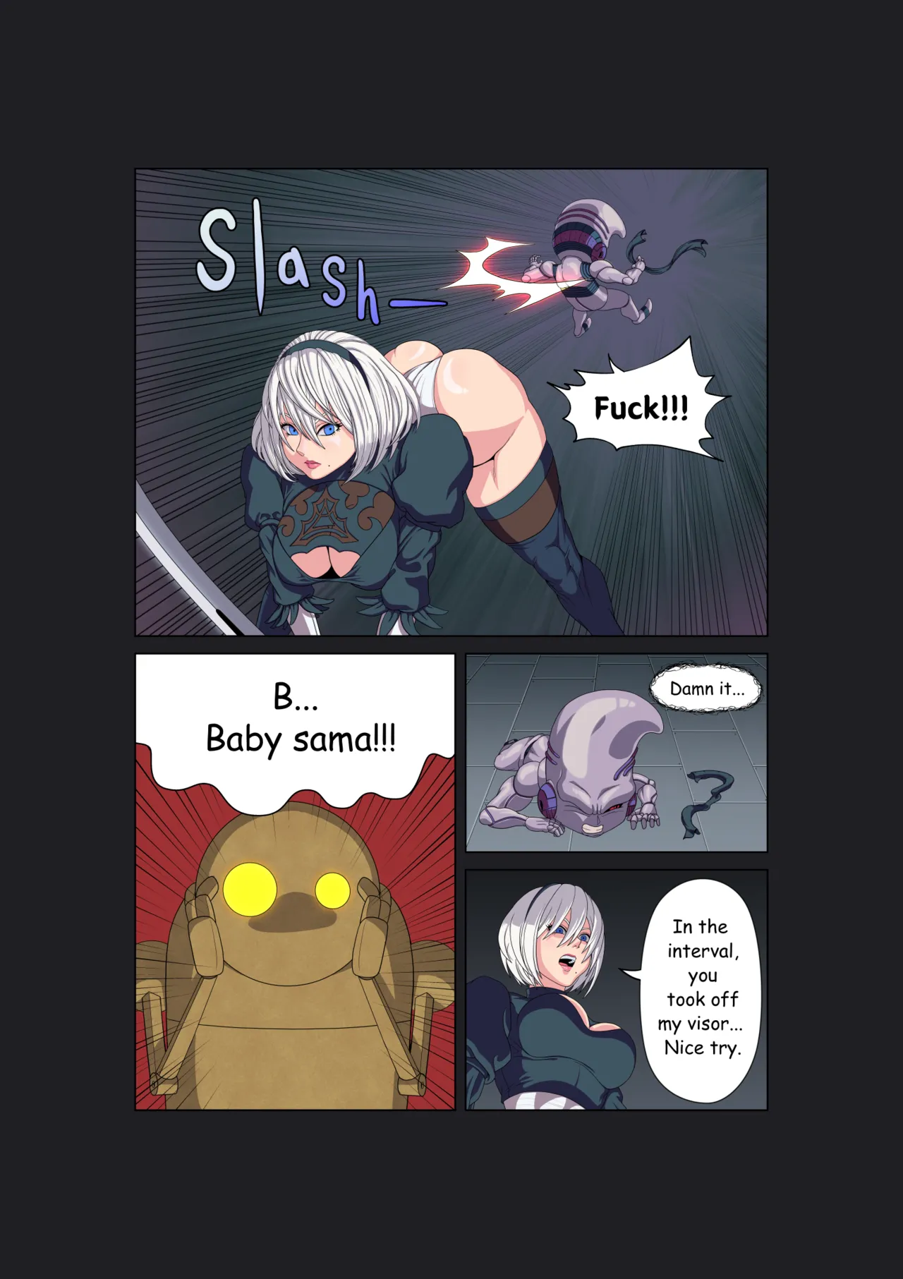 NieR Automata - Stray baby page 7 full