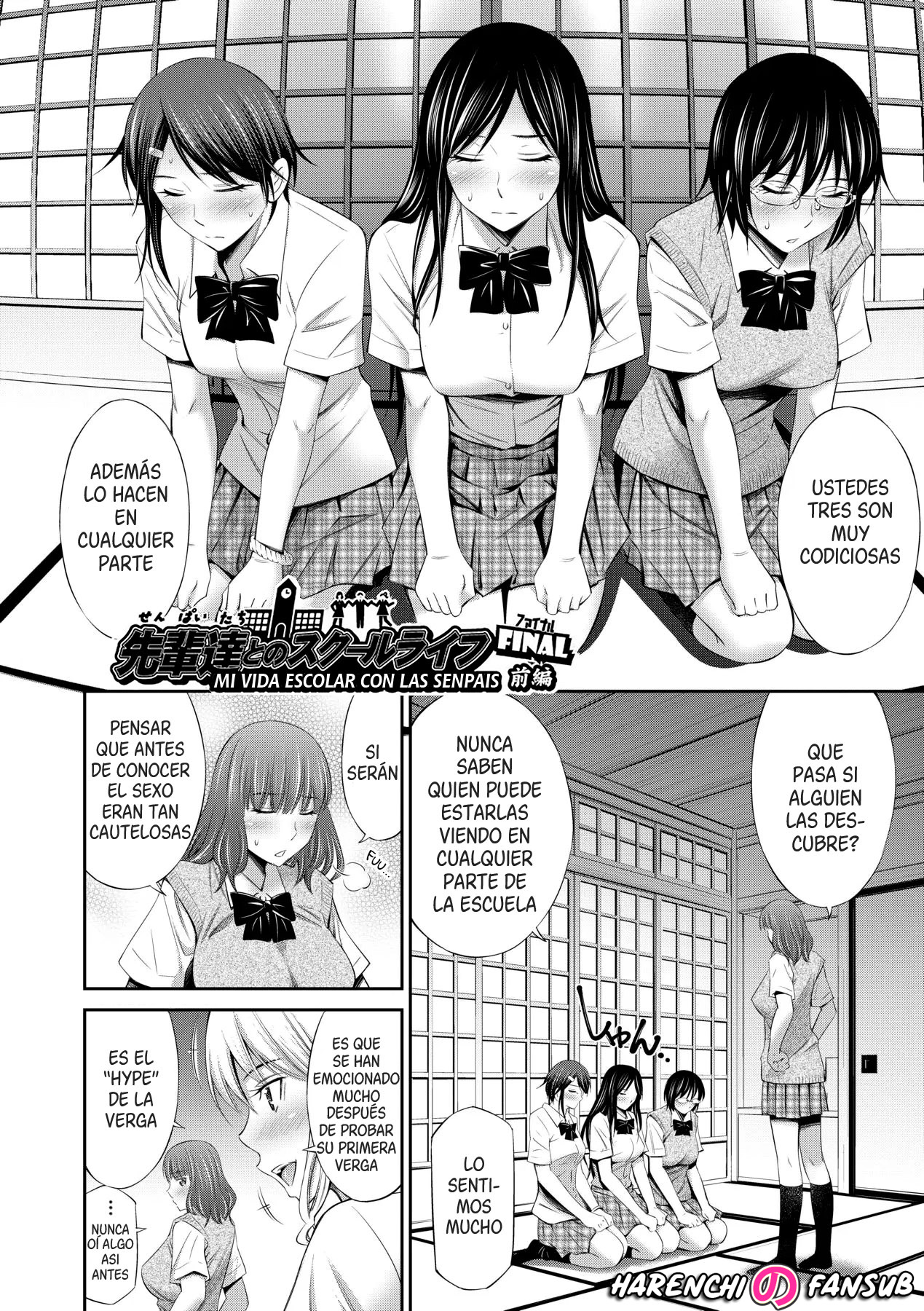 Senpai-tachi to no Gakuen Seikatsu chap.6 | Mi vida escolar con las senpais cap.6 page 4 full