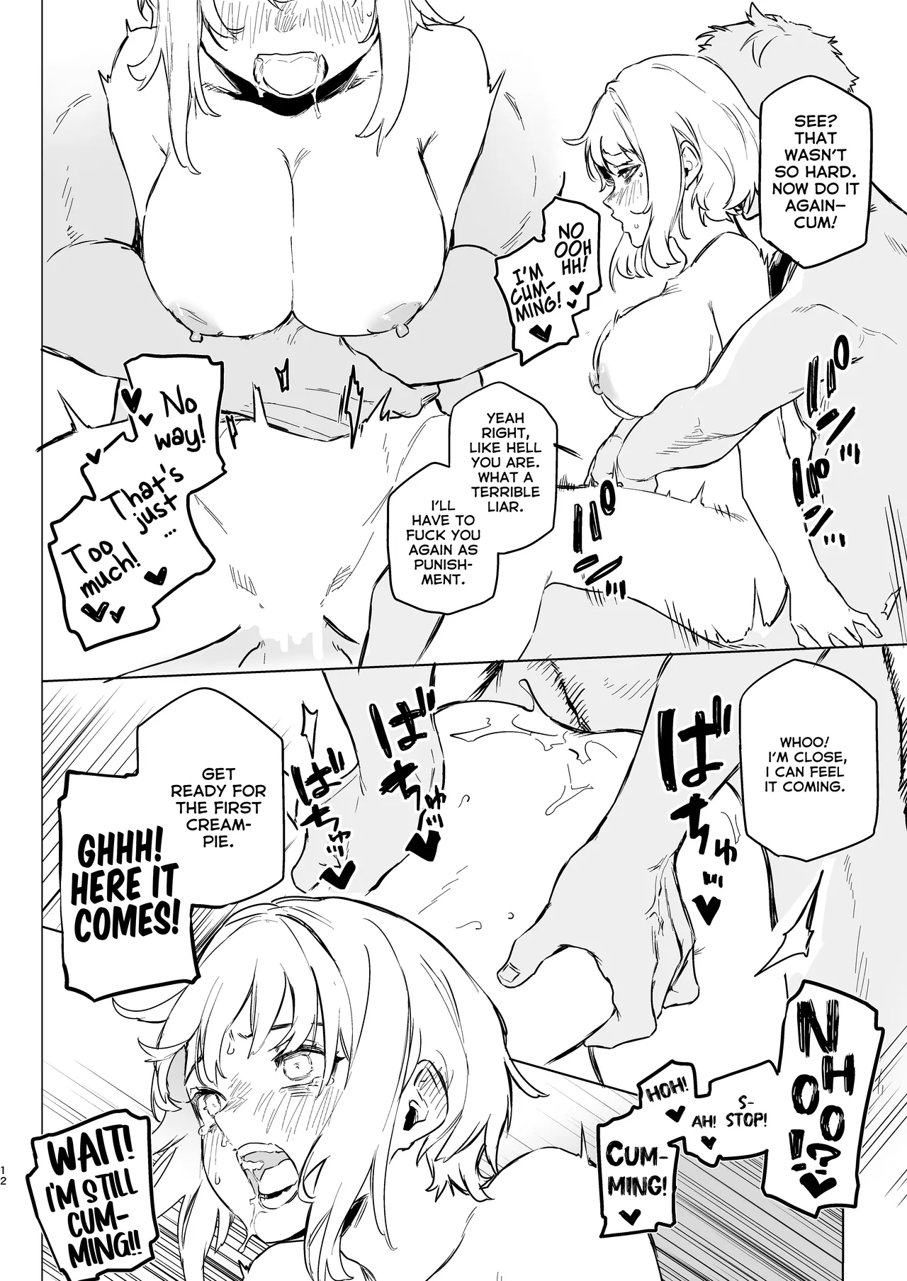 Mitame wa Tsuyoki dakedo Jitsu wa Kuso Zako na Onee-chan o Buchi Okasu Hon | The story of how I completely ravaged my tough-looking but actually weak older sister. page 10 full