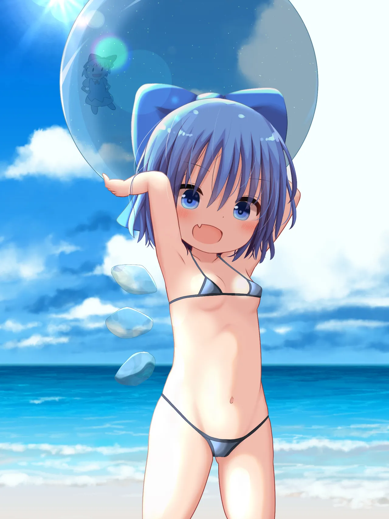 Cirno-chan to Umi de Asobuzo! page 9 full