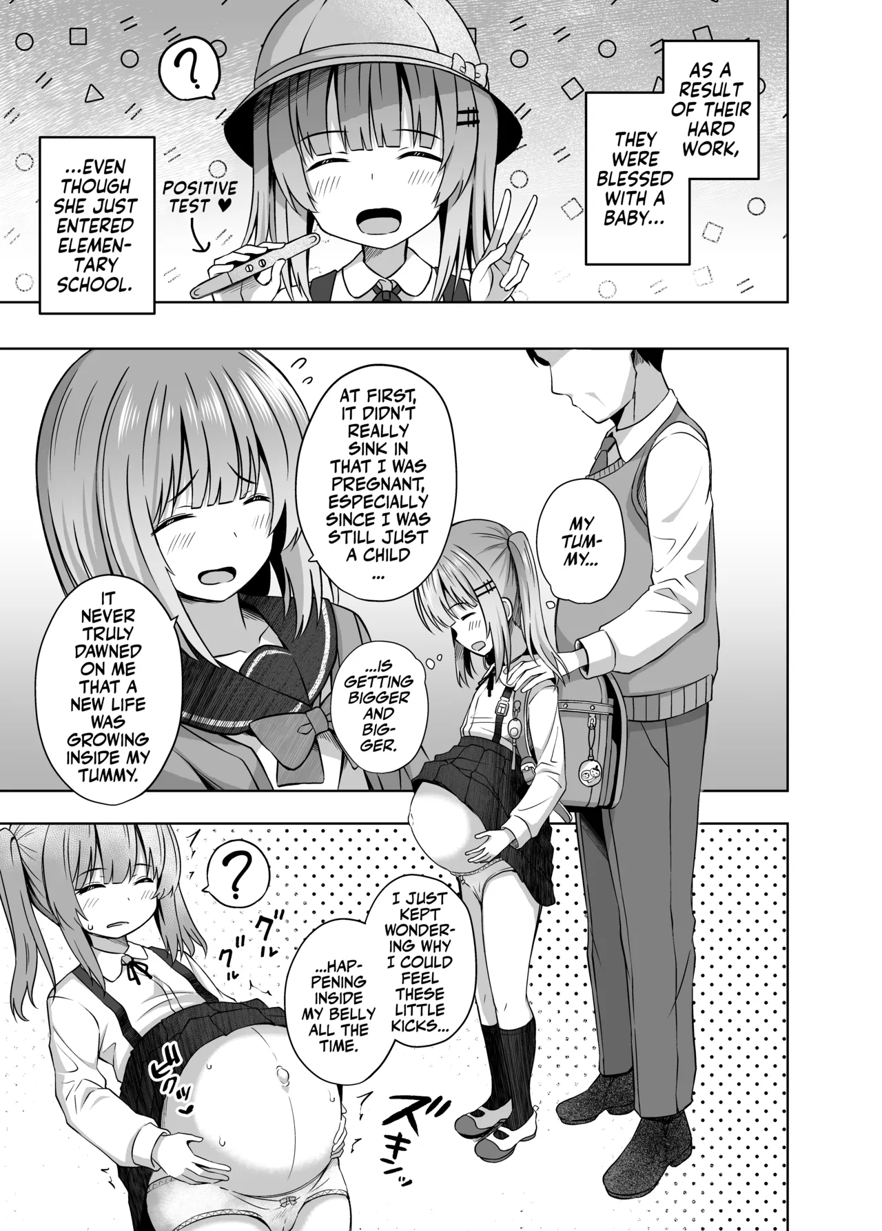 Oyakode Sho●●sei de Ninshin Shite Akachan Unjaimashita. | My Mama and I gave Birth While I was in Elementary School! page 9 full