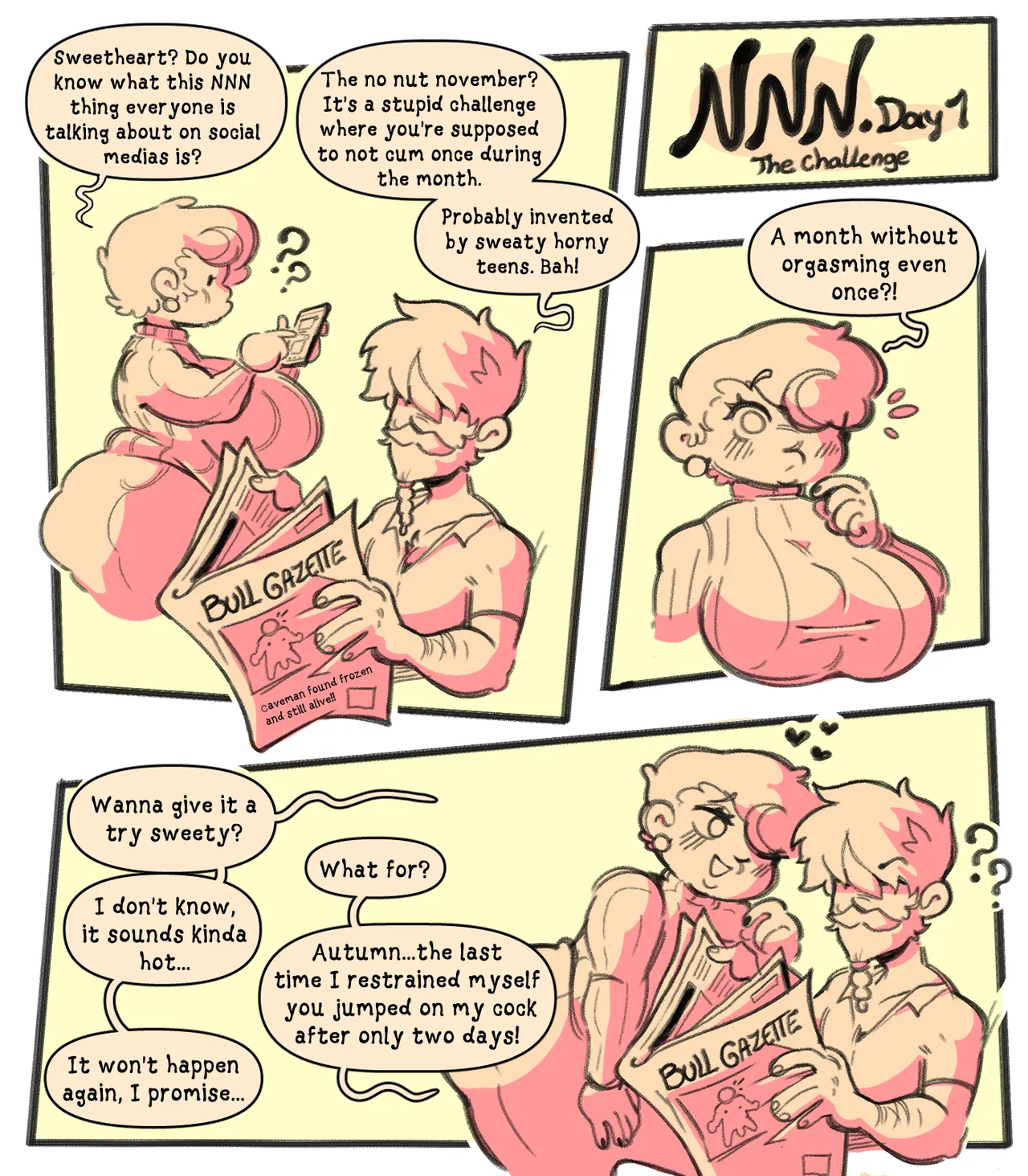 No Nut November page 1 full