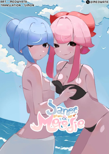 Janet and Melodie beach episode cover