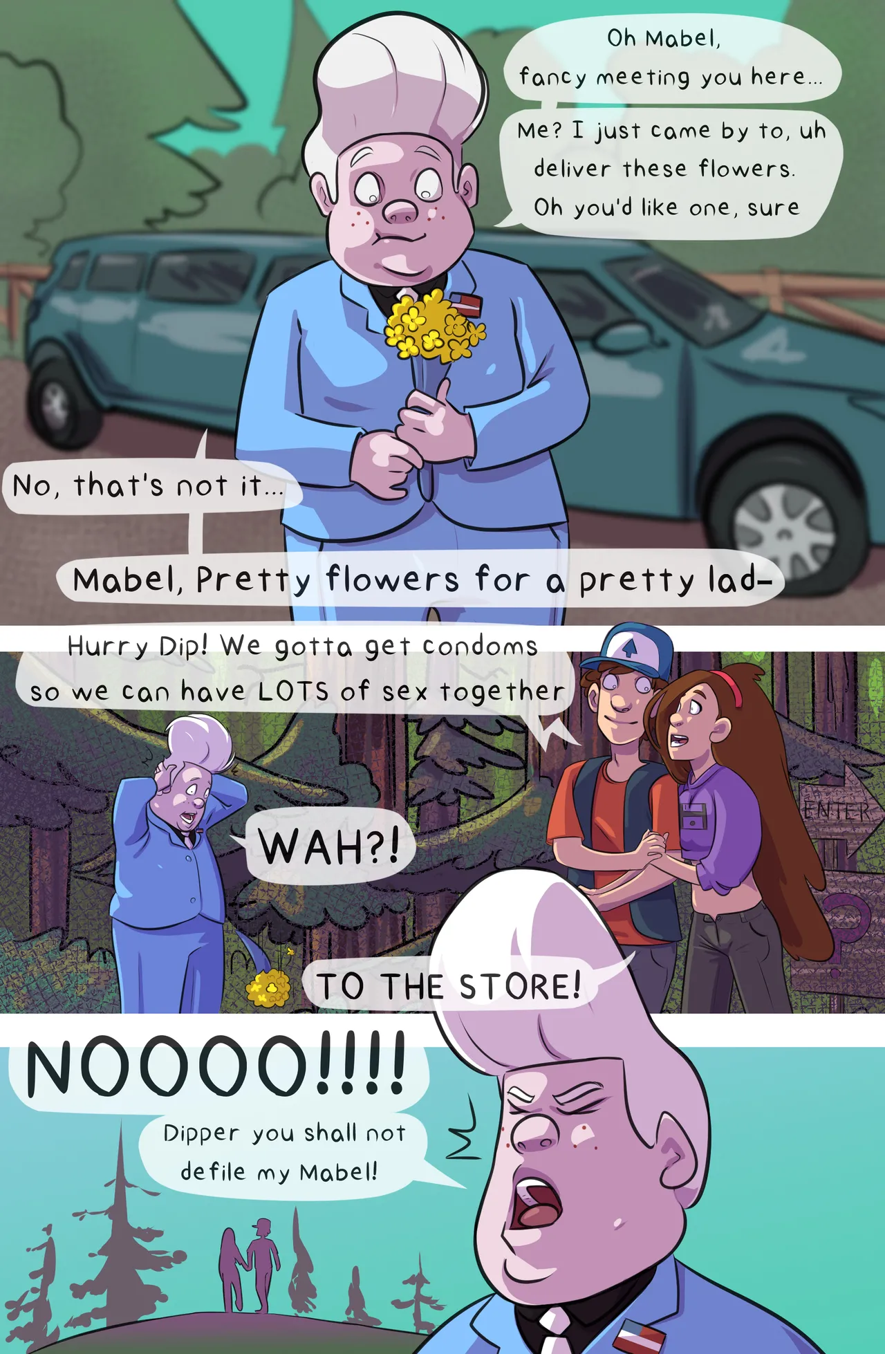 Gravity Falls Porn Parody Ch. 3 page 3 full