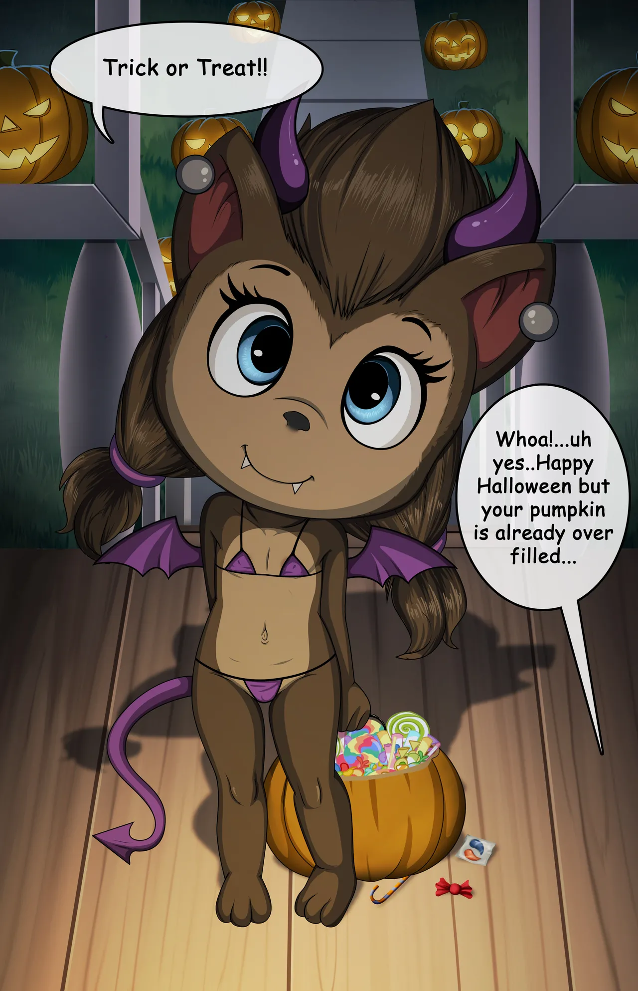 Winnie Werewolf page 1 full