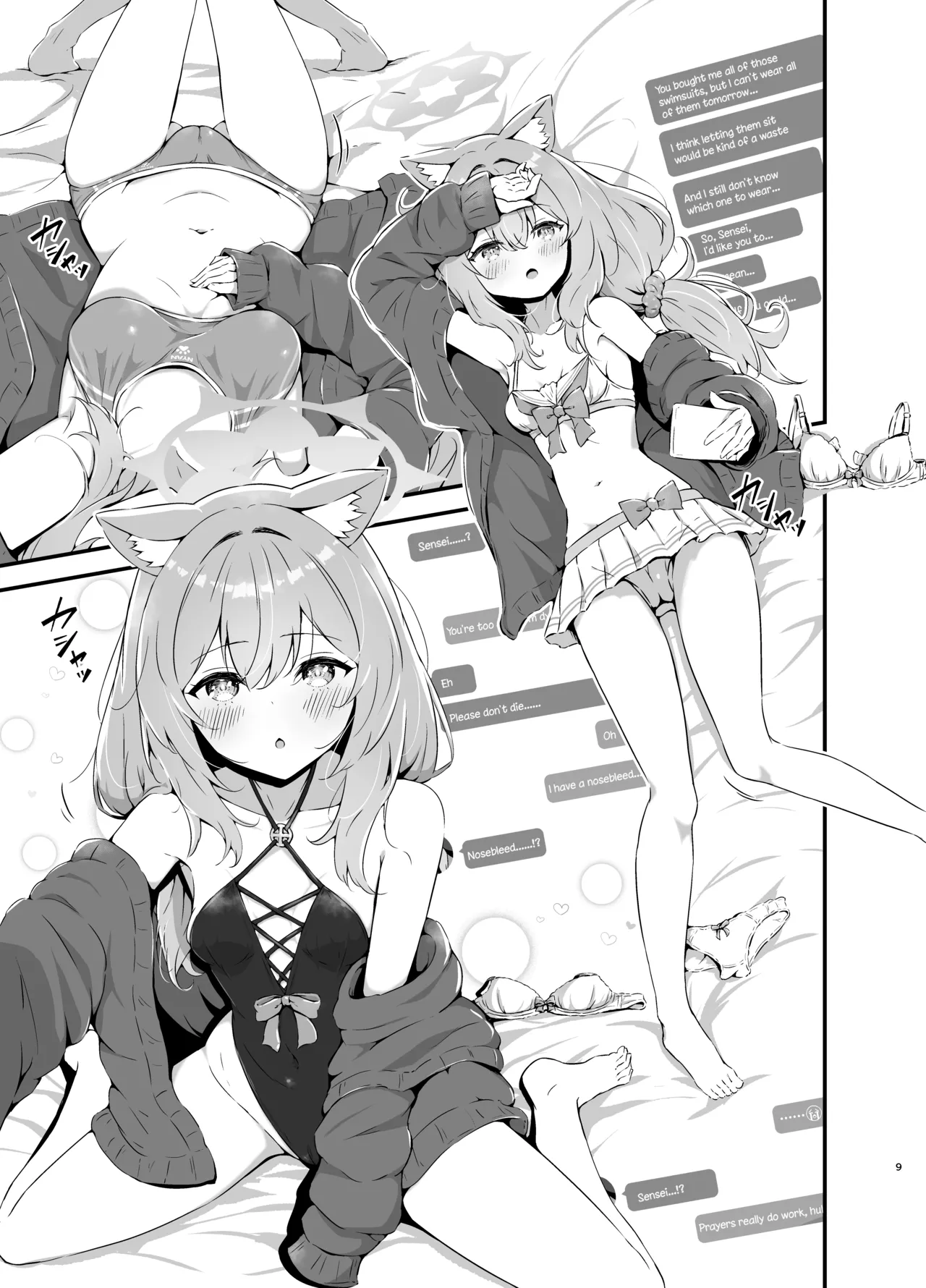 Marine Blue ni Somerarete | Dyed Marine Blue page 9 full