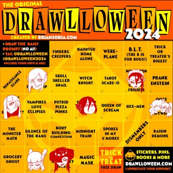 Drawlloween 2024 cover
