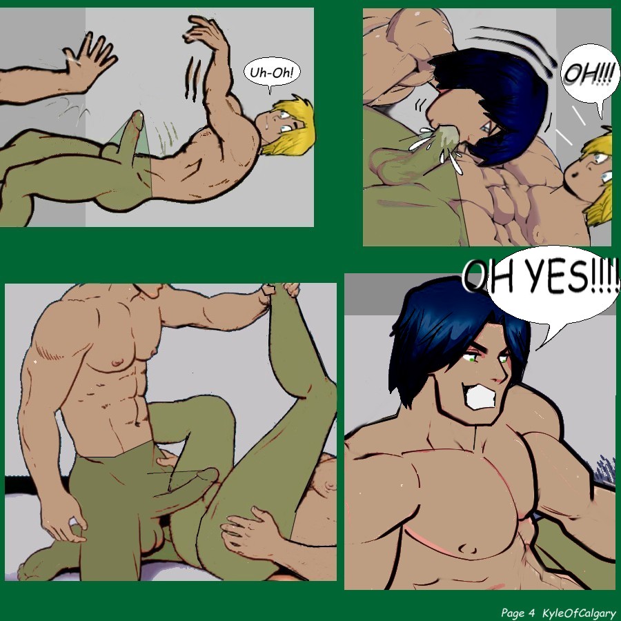 Kyle of Calgary. Hot Hunks - Gay and Bisexual in Pantyhose - Comic page 8 full
