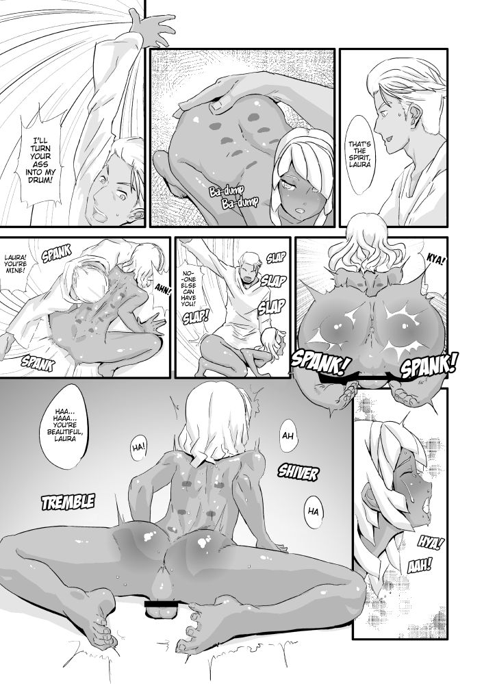 Kasshoku Yousei 2 | Ebony Fairy 2 page 4 full