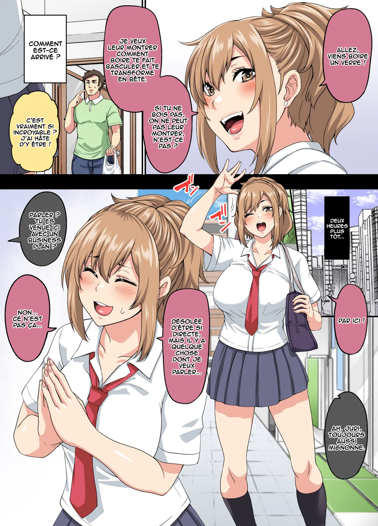 Papakatsu SeFri Gal ga Tomodachi o Tsurete kita node Kuttetara Gyaku ni Kakomare Yowasare Shiboritorare Ie o Yaribeya Atsukai sareru Hanashi page 4 full