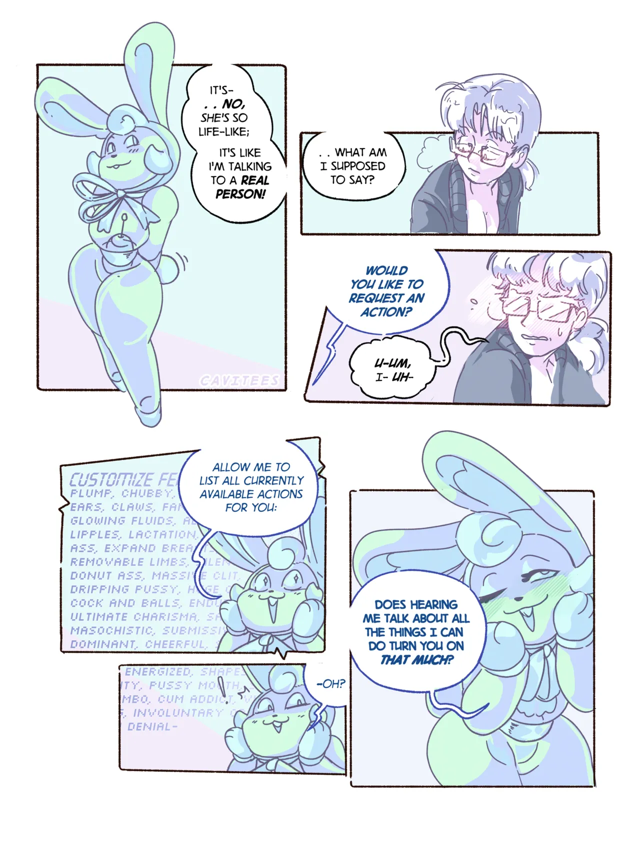 Slime-Bunny Loves You~! page 8 full