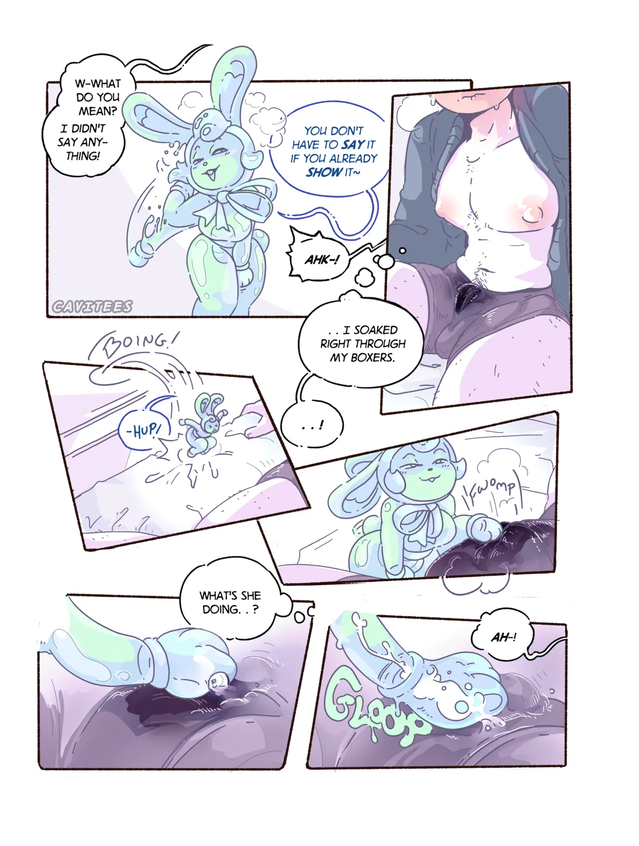 Slime-Bunny Loves You~! page 9 full