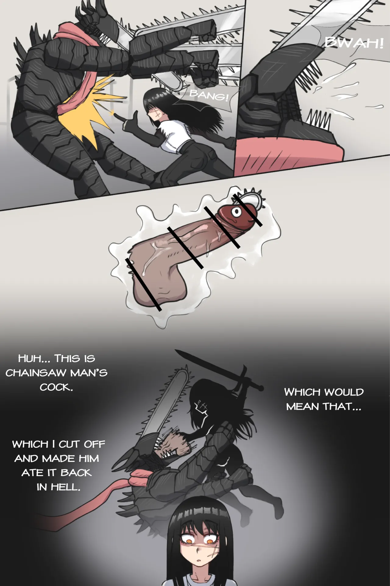 DOUJINSHI - Chainsaw, War, Cock page 2 full