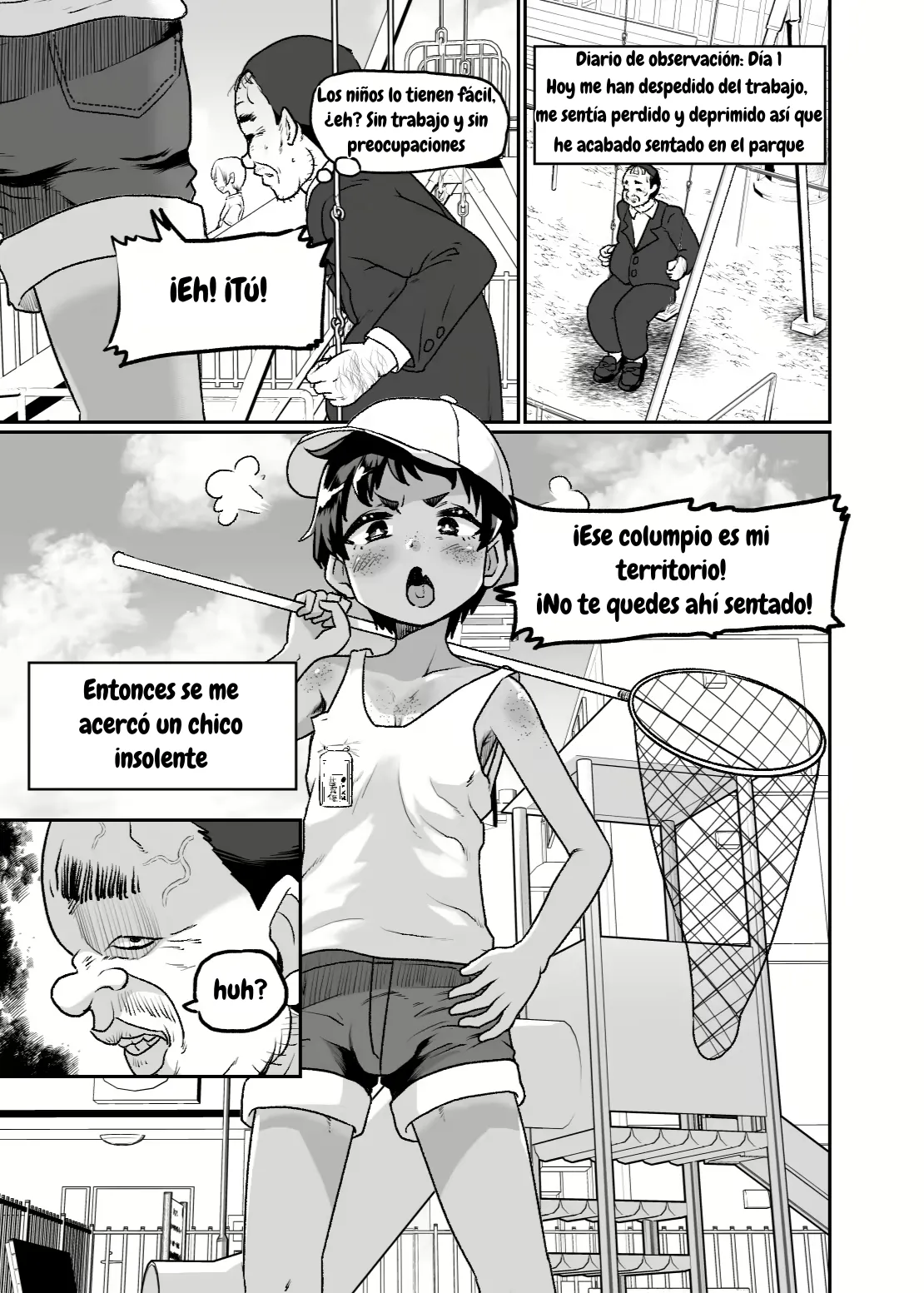 Mesu Ochi Kansatsu Nikki -Mushoku Oji-san no Onaho Yome ni Sarete Shimatta Otokonoko no Matsuro...- page 2 full