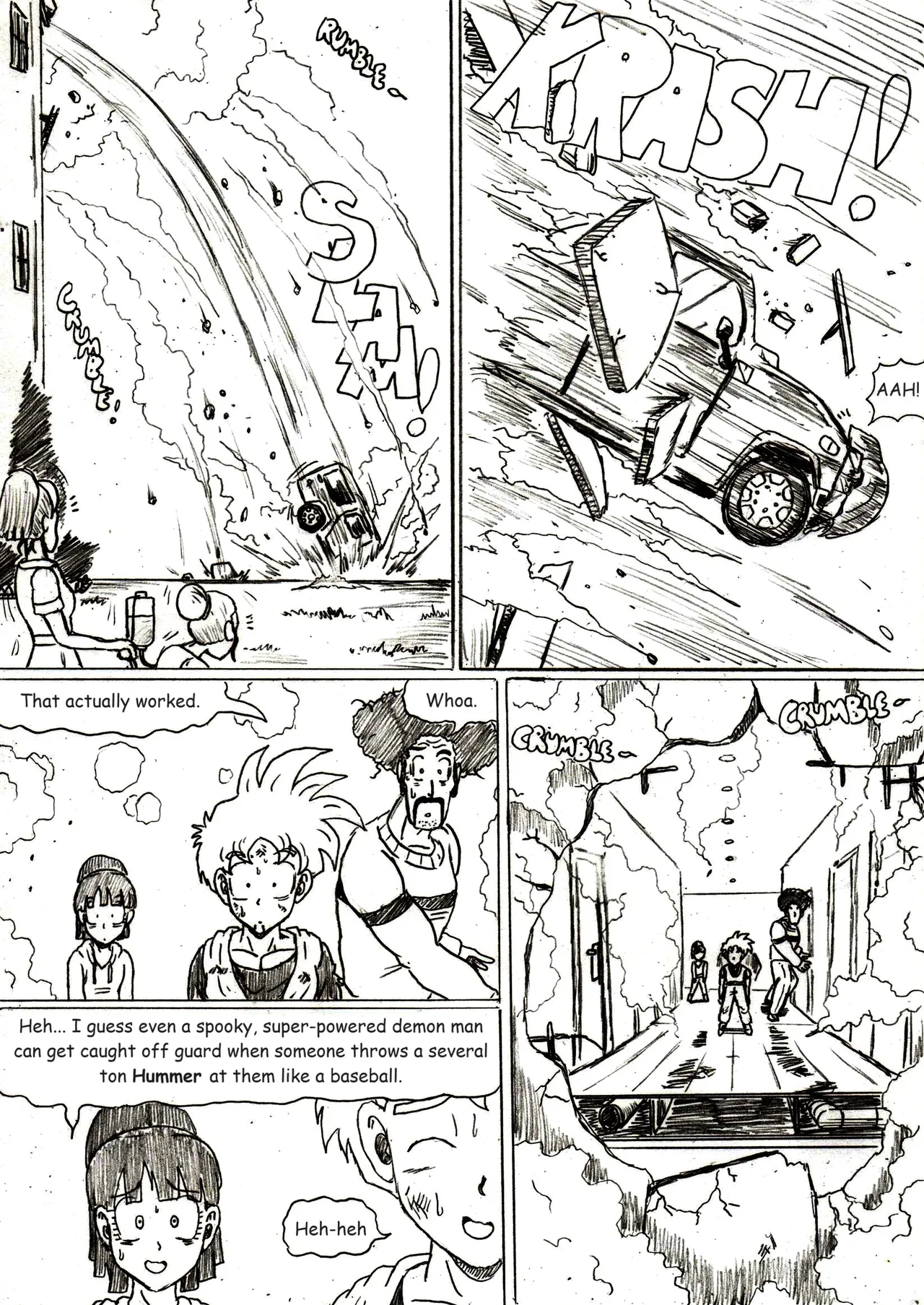 DRAGONBALL Z Golden Age - Chapter 12 - Past Demons page 6 full