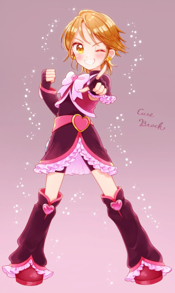 Colorful cure girls cover