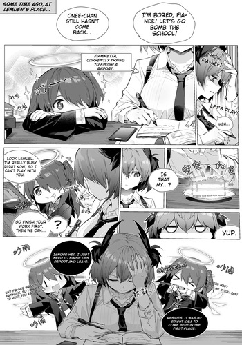 Fiammetta x Exusiai Short Story + Omake + Egg Play cover
