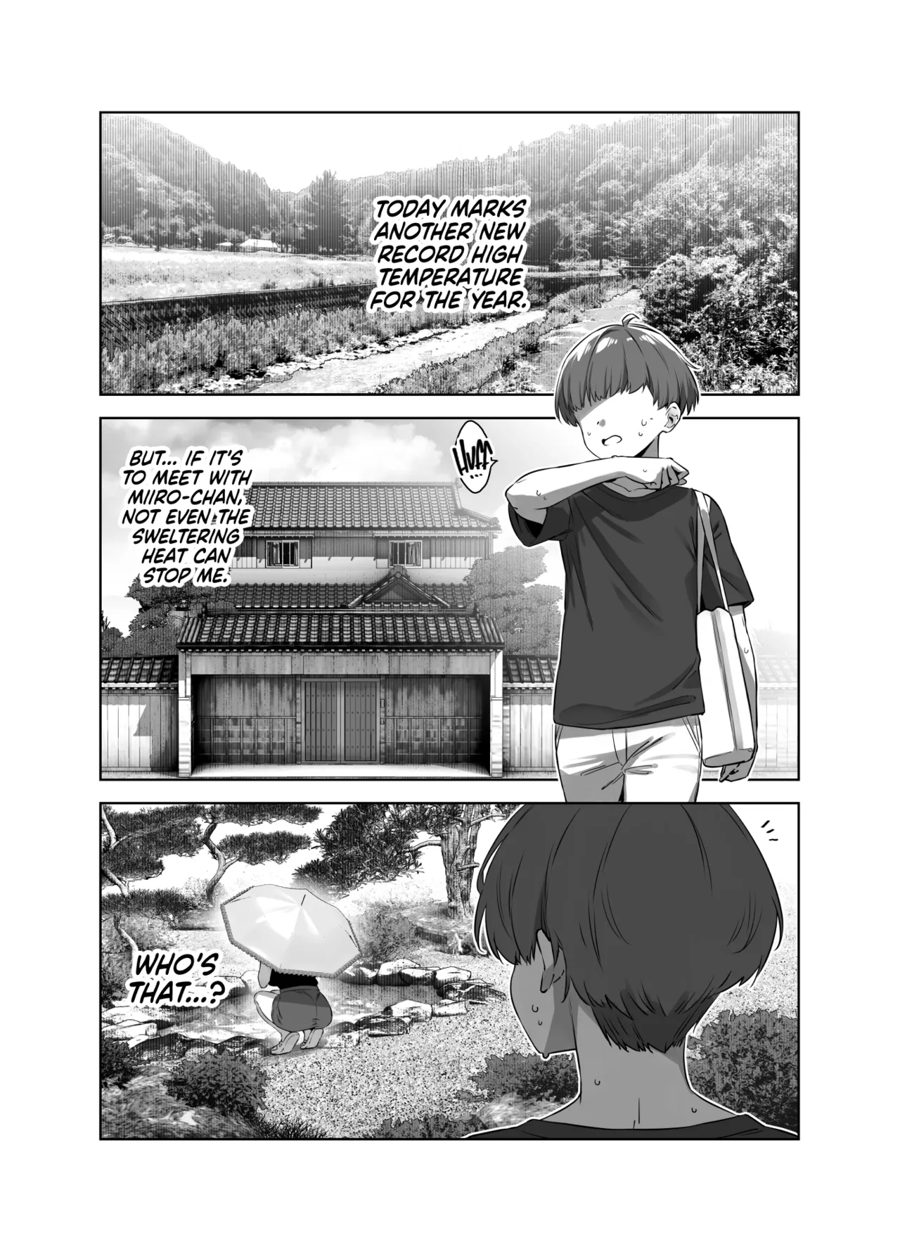Natsu to Inaka to Yuuwaku shite kuru Dekkai Oshiego 2 | Summertime in the Countryside With The Huge Student Seducing Me 2 page 4 full