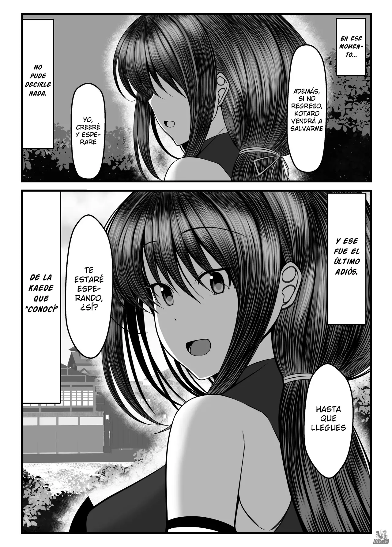 Kunoichi Kaede no Uragiri, Tasuke ni Itta Osananajimi wa Sude ni Boku Igai no Otoko ni Somerarete Ita...  | La Traición de la Kunoichi Kaede, Mi Amiga de la Infancia que Fui a Salvar ya Estaba Enamorada de Otro Hombre... page 9 full
